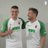 Football Thumbs Up GIF by FC Augsburg 1907