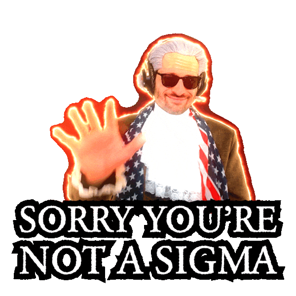 Founding Father Sigma Sticker
