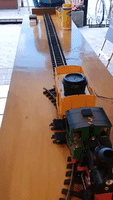 All Aboard! Coffee Shop Serves Customers at Distance Using Toy Train