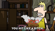 legends of chamberlain heights punch GIF by Comedy Central