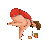 sticker yoga by Zootghost