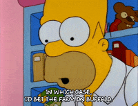 Surprised Season 3 GIF by The Simpsons