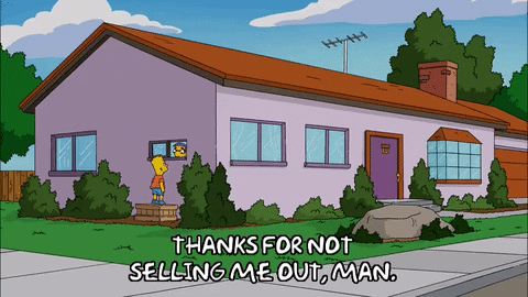 Standing Episode 17 GIF by The Simpsons