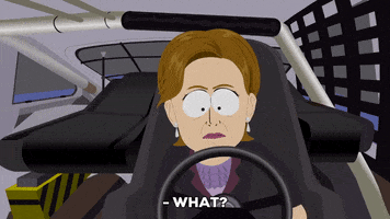 confused steering wheel GIF by South Park 