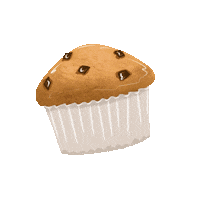 Muffin Sticker by Fashion Kitchen