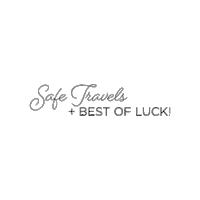 Best Of Luck Safe Travels Sticker by Equine Athlete Veterinary Services