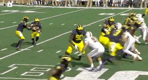 Go Blue Michigan Football GIF by Michigan Athletics