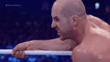 angry wrestlemania 34 GIF by WWE