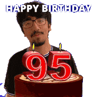 95Th Birthday Sticker
