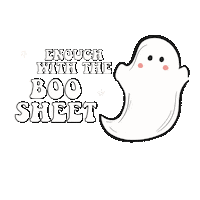 Halloween Boo Sticker