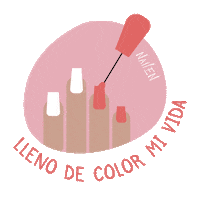 NAILENCOL color maquillaje unas pintar Sticker