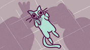 Cat Reaction GIF by Sam C: