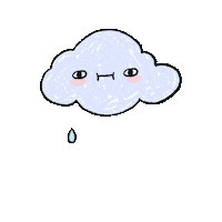anna_con_doble_ene rain cloud rainy cloudy Sticker