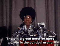 Shirley Chisholm Women In Politics GIF by GIPHY News