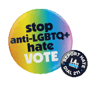 Lgbt Pride Unity Sticker by LA vs. Hate