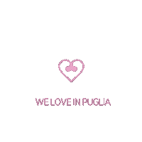 Weloveinpuglia love heart amore cuore Sticker