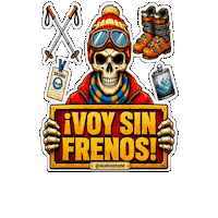 Halloween Skull Sticker