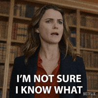 Keri Russell Idk GIF by NETFLIX