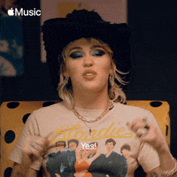 Happy Miley Cyrus GIF by Apple Music