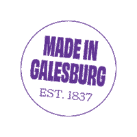 Galesburg Sticker by Knox College