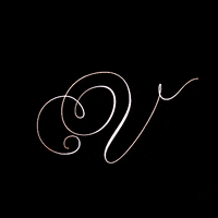 ariweinkle typography v ari weinkle growths GIF