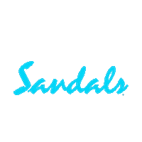 beach vacation Sticker by Sandals Resorts