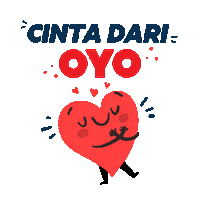 Surprise Love Sticker by OYO Indonesia