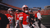 Excited College Football GIF by Wisconsin Badgers