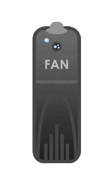 Fan Filter Sticker by AQUAEL