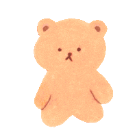 Illustration Bear Sticker