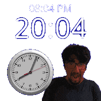 Twenty Four 8Pm Sticker