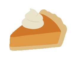 Pumpkin Pie Autumn Sticker