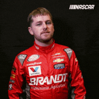 justin allgaier nascar driver reactions GIF by NASCAR