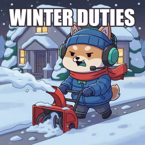 Snow Day Dog GIF by WUFFI