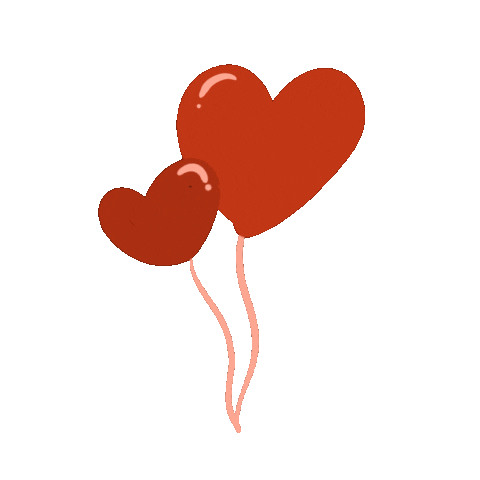 I Love You Hearts Sticker by Demic