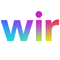 wirdesign love design rainbow brand Sticker