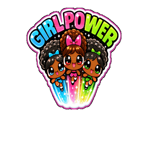 Brown Skin Girl Sticker