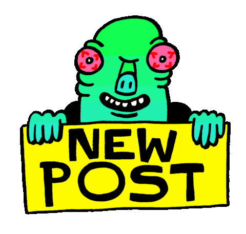 New Post Sticker by Russell Taysom