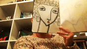 Art Cat GIF by kim noce