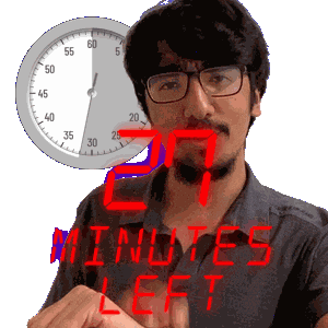 27 Minutes Sticker