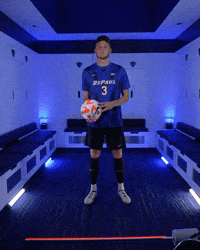 Mens Soccer GIF by DePaul Blue Demons