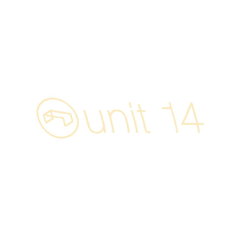 unit14 logo geel unit14 Sticker