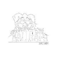 badrapsultimate ultimate frisbee ultimatefrisbee badraps Sticker