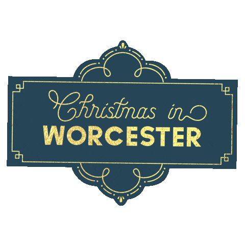 christmas travel Sticker by Visit Worcester