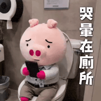 Crying Pig 哭哭 GIF