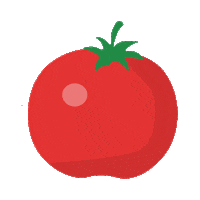 Tomato Vegetable Sticker by Hobbykokken