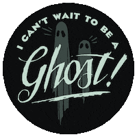 halloween ghost Sticker by Claire Hummel