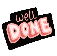 Well Done Good Job Sticker by Demic
