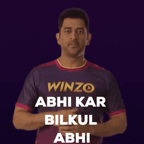 WinZO-Games giphyupload now dhoni thala GIF