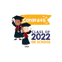 Congrats Grad Sticker by Ox School